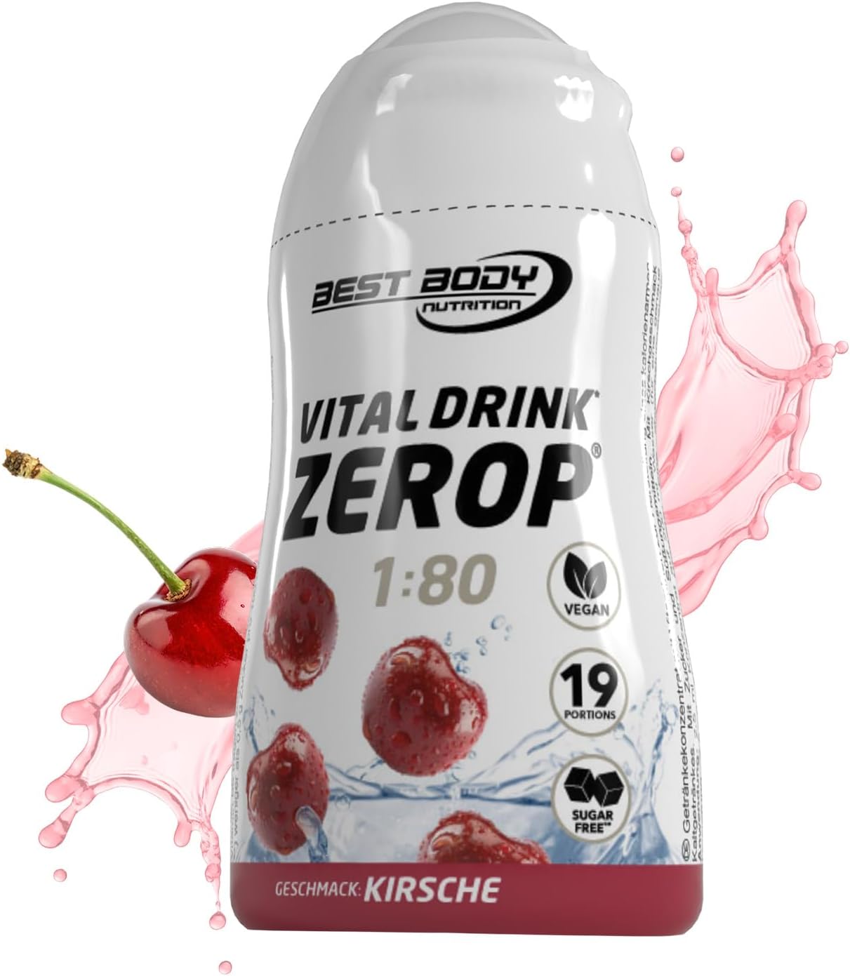 Detalle de Best Body Nutrition Vital Drink ZEROP Mix-Box 6 x 48 ml – zuckerfrei, Vitamin-B-Komplex, fruchtige Sorten