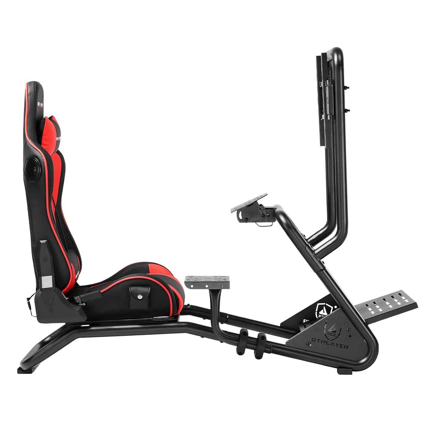 Detalle de GTPLAYER Simulator Cockpit: Lenkradständer, 3D-Stereosounds, Monitorhalterung und mehr