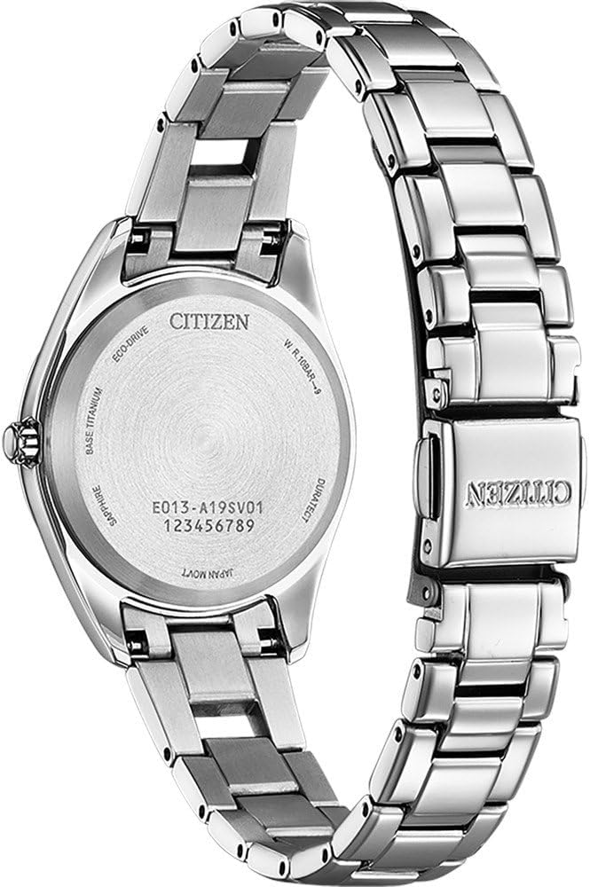 Detalle de Montre Citizen Analogique Eco-Drive pour Femmes — Élégance en lumière solaire