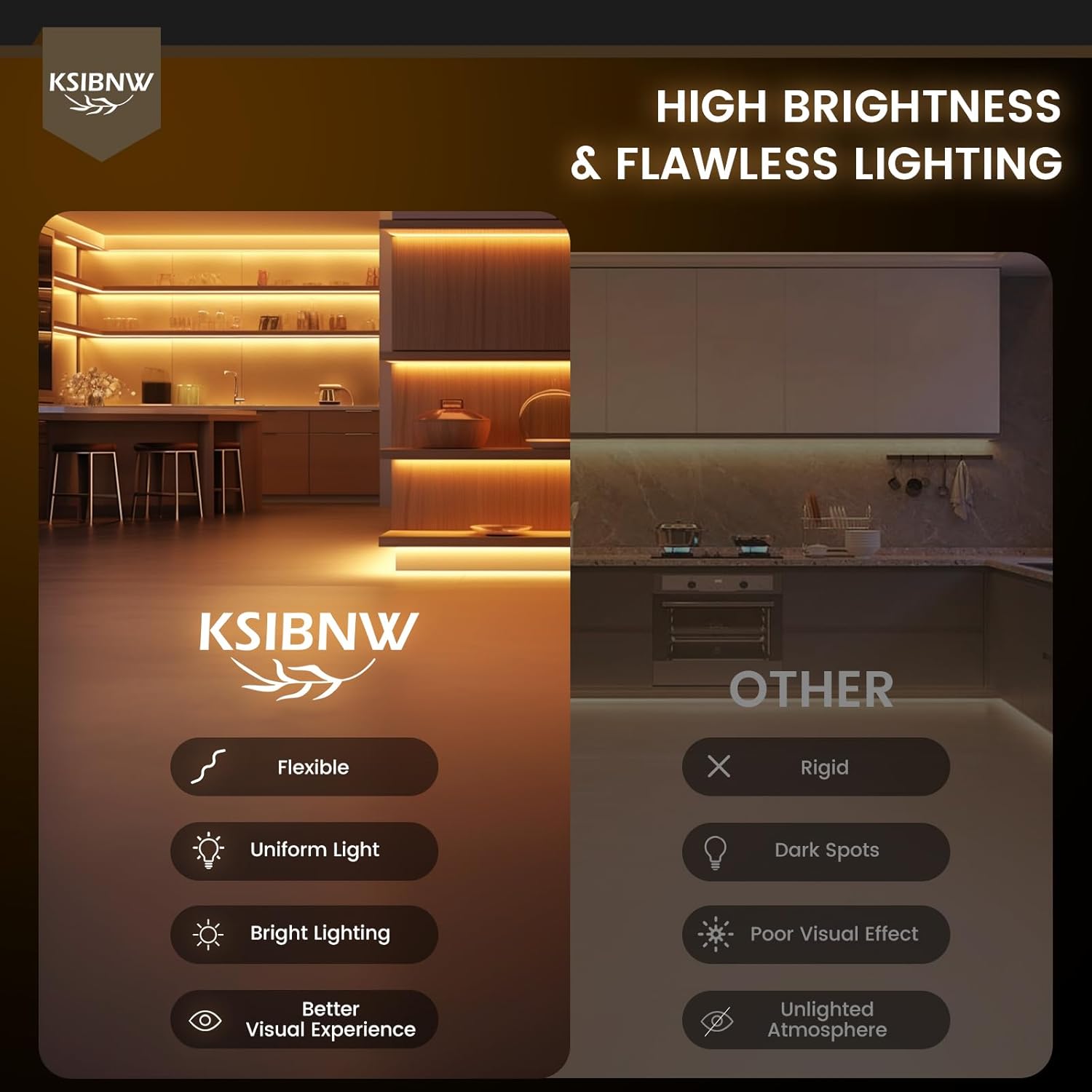 Detalle de KSIBNW Tira de LED COB 24V 10M 6000K