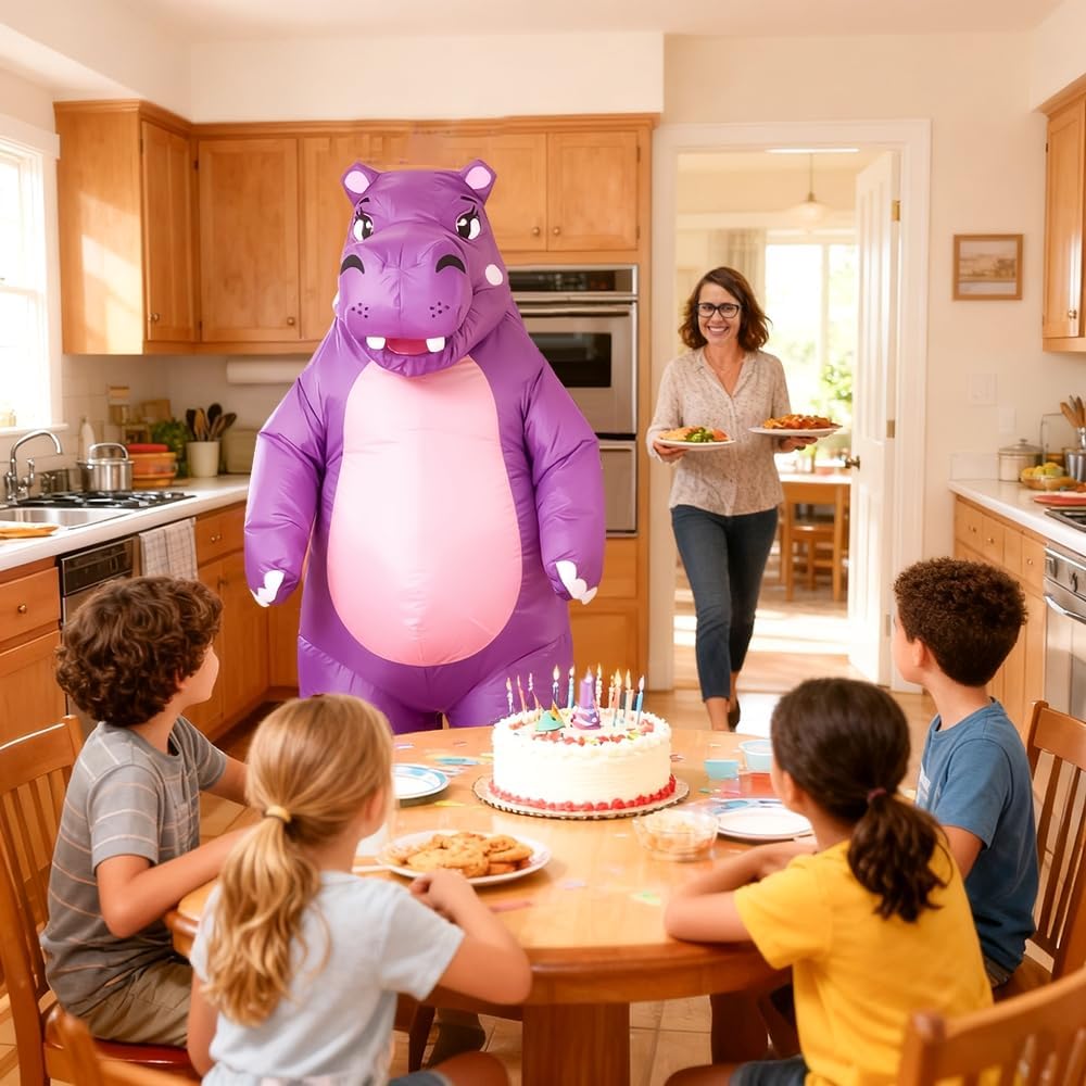 Thumbnail 4 de Yeffute Inflatable Hippo Costume