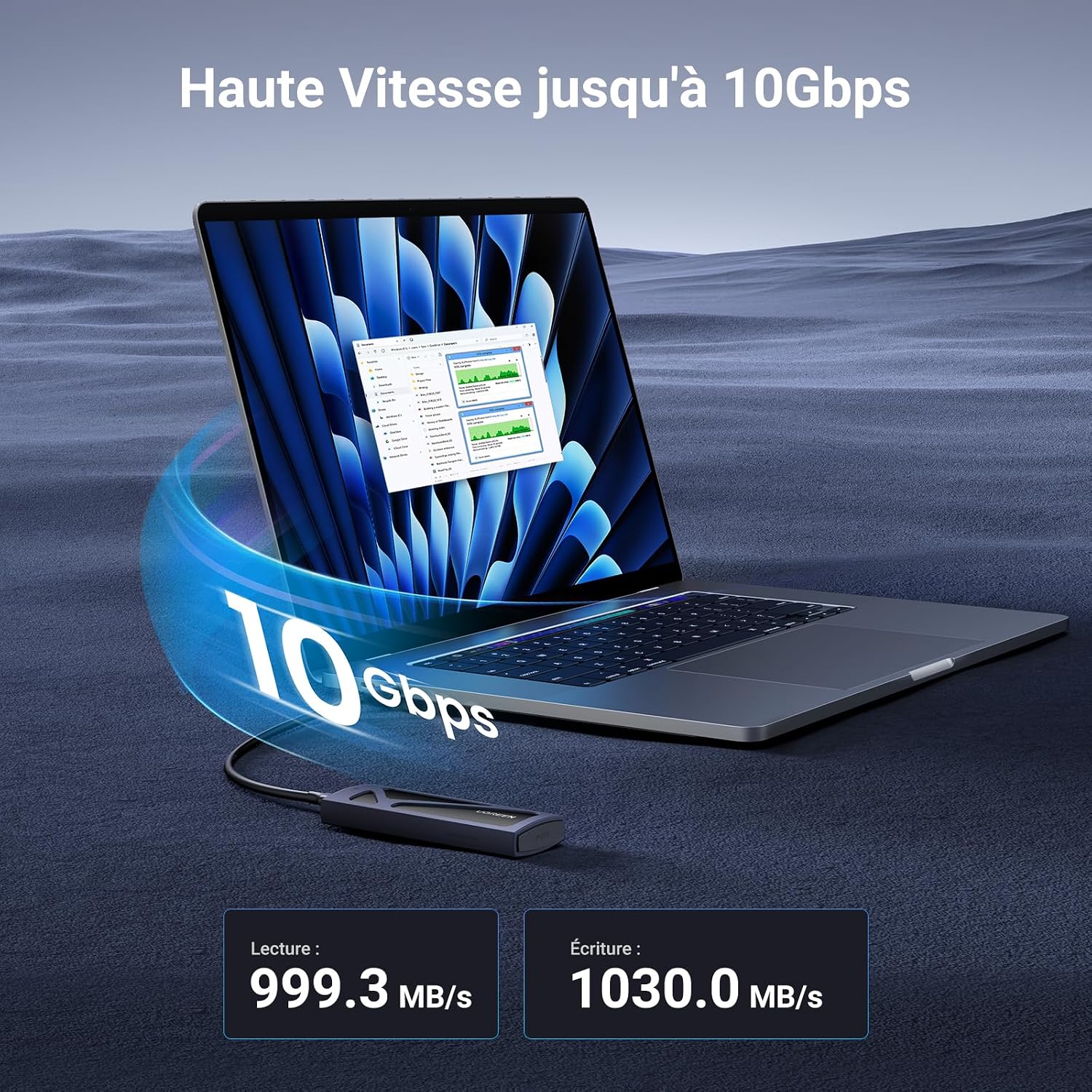 Thumbnail 1 de UGREEN Boîtier M.2 NVMe 10 Gbps 💾
