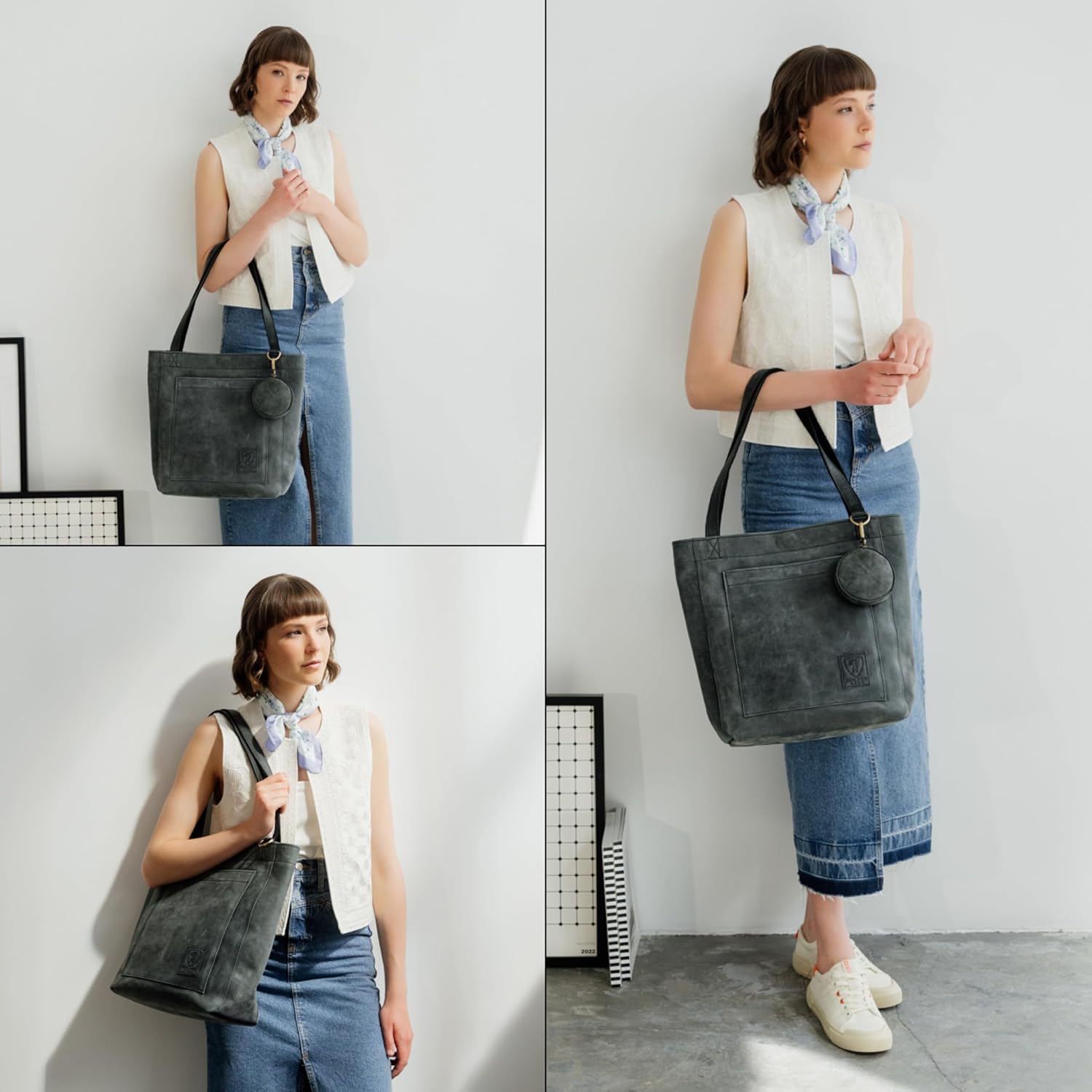 Thumbnail 6 de Berliner Bags Seville Vintage Shopper Tasche