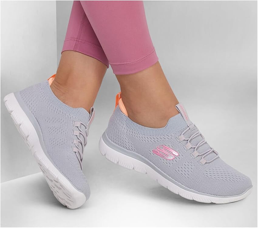 Thumbnail 6 de Skechers Cumbres Zapatillas mujer gris con rosa 35,5 EU