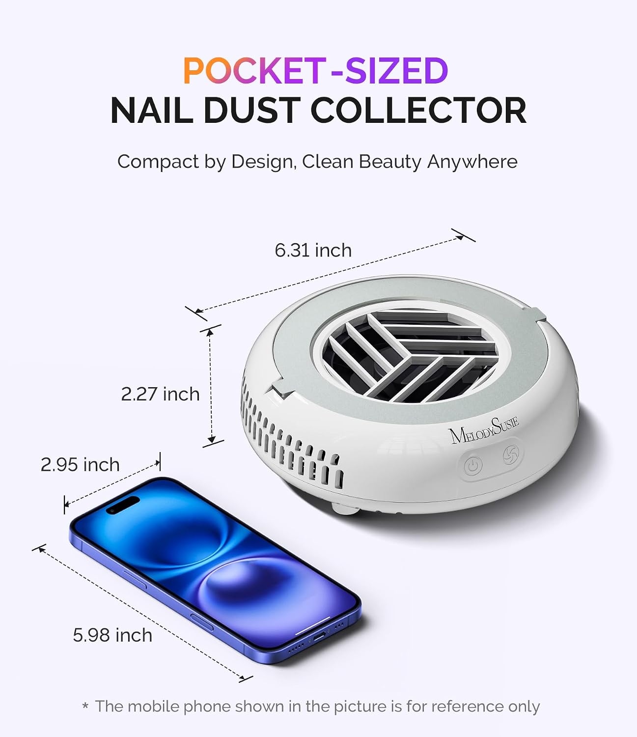 Thumbnail 6 de MelodySusie HProA 6000 RPM Pocket Nail Dust Collector