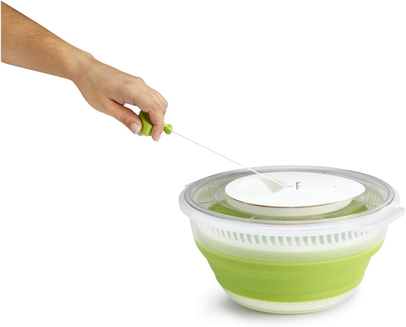 Detalle de Moulinex Essoreuse à salade rétractable – 4 L, Accessoire Cuisine