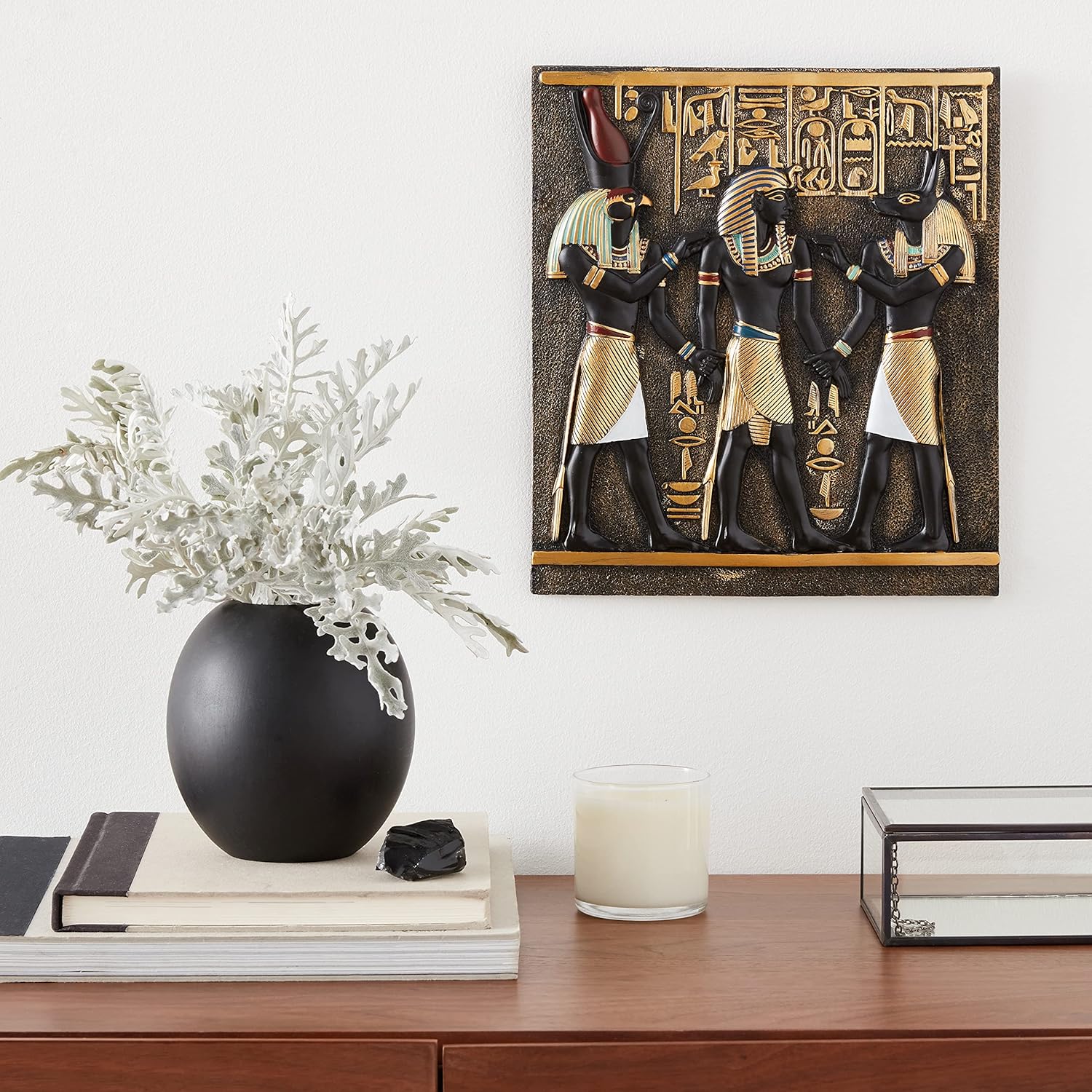 Thumbnail 5 de Design Toscano QL136311: Rameses I Between Horus and Anubis Wall Frieze, 11 inch