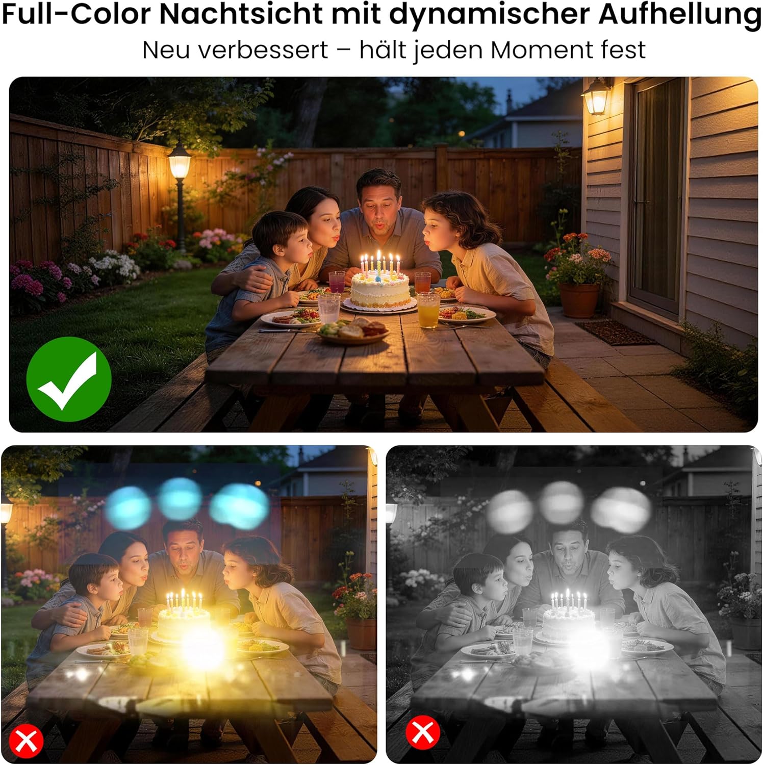 Thumbnail 5 de Fensterkamera aidowocam – 2K Innen/Außenüberwachung mit 5G/2.4GHz WLAN, Cloud/SD-Speicher und 24/7 Aufnahme