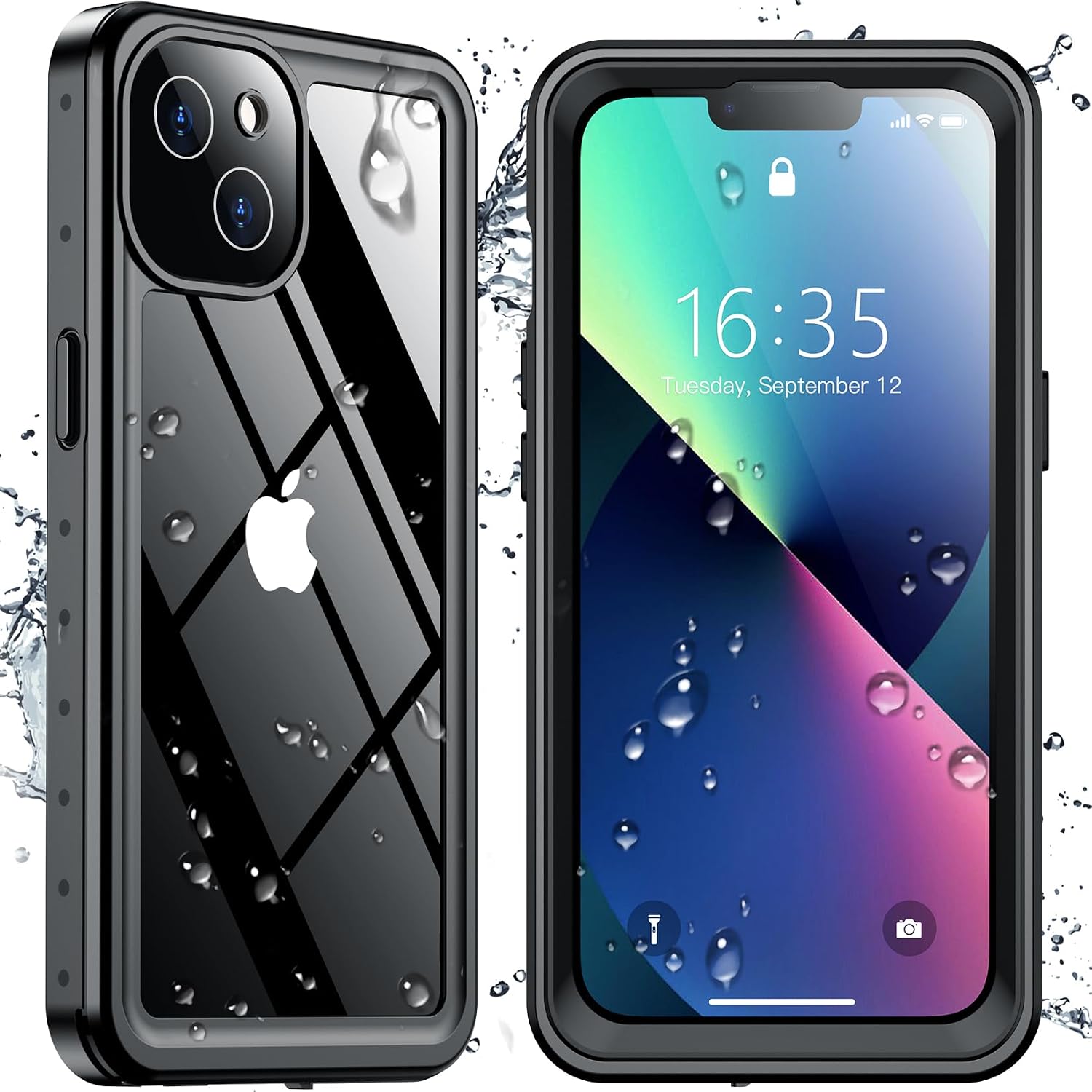 Detalle de SPIDERCASE iPhone 13 waterproof case 12 ft