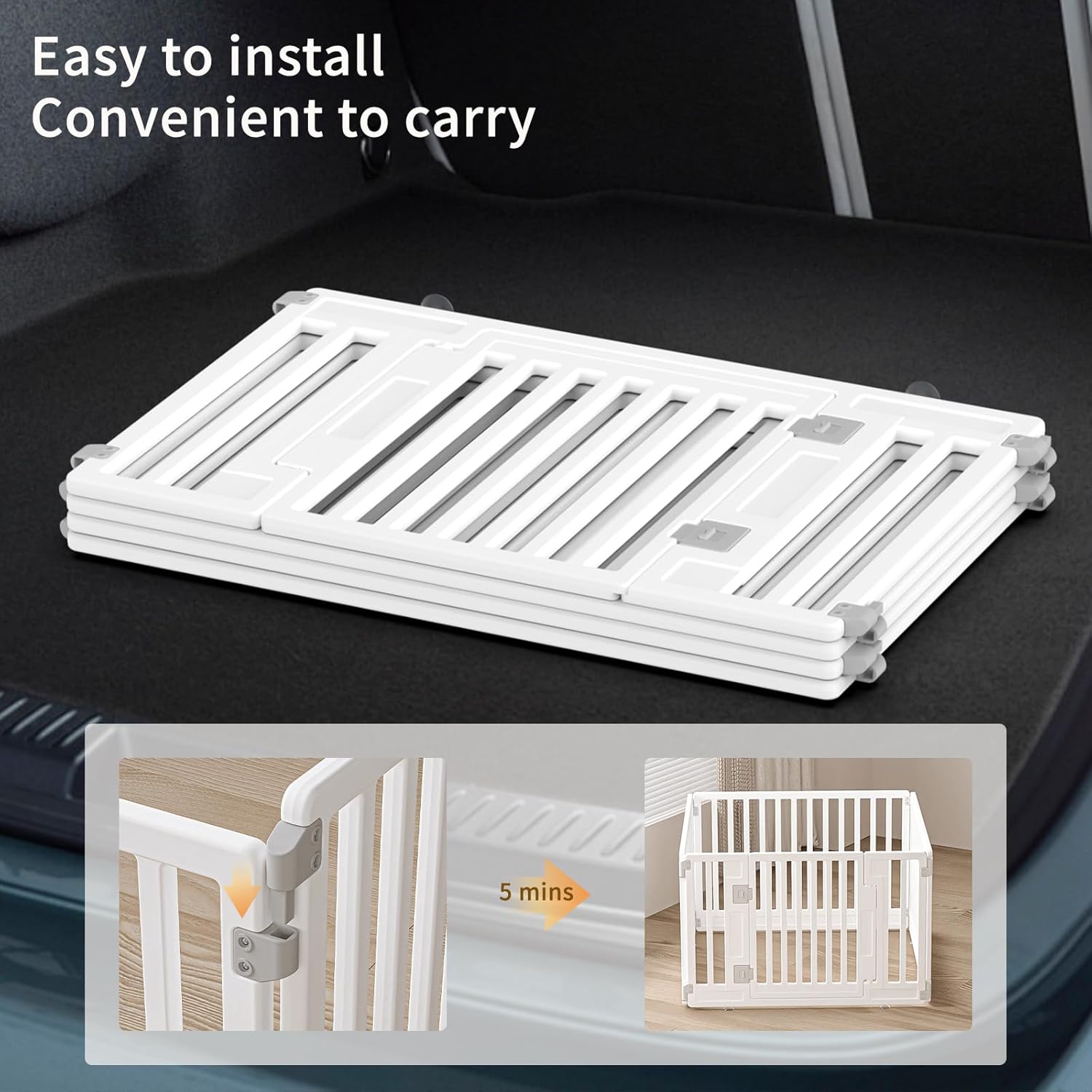 Thumbnail 6 de Welpenlaufstall mit Tür 89 x 89