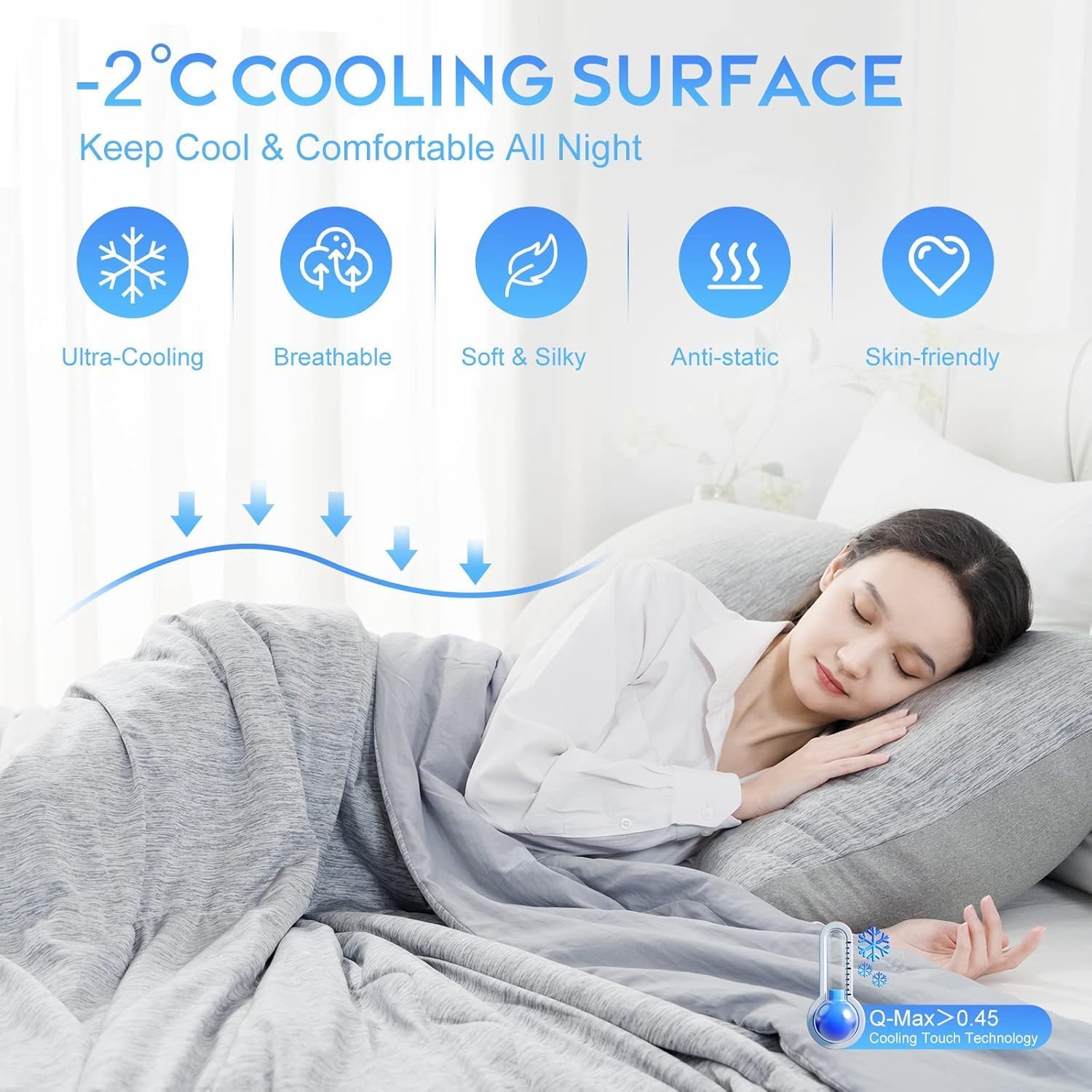 Detalle de CHOSHOME Cooling Comforter California King