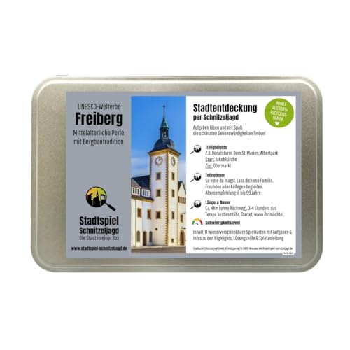 Detalle de Stadtspiel Schnitzeljagd Freiberg – Entdeckertour (Box)