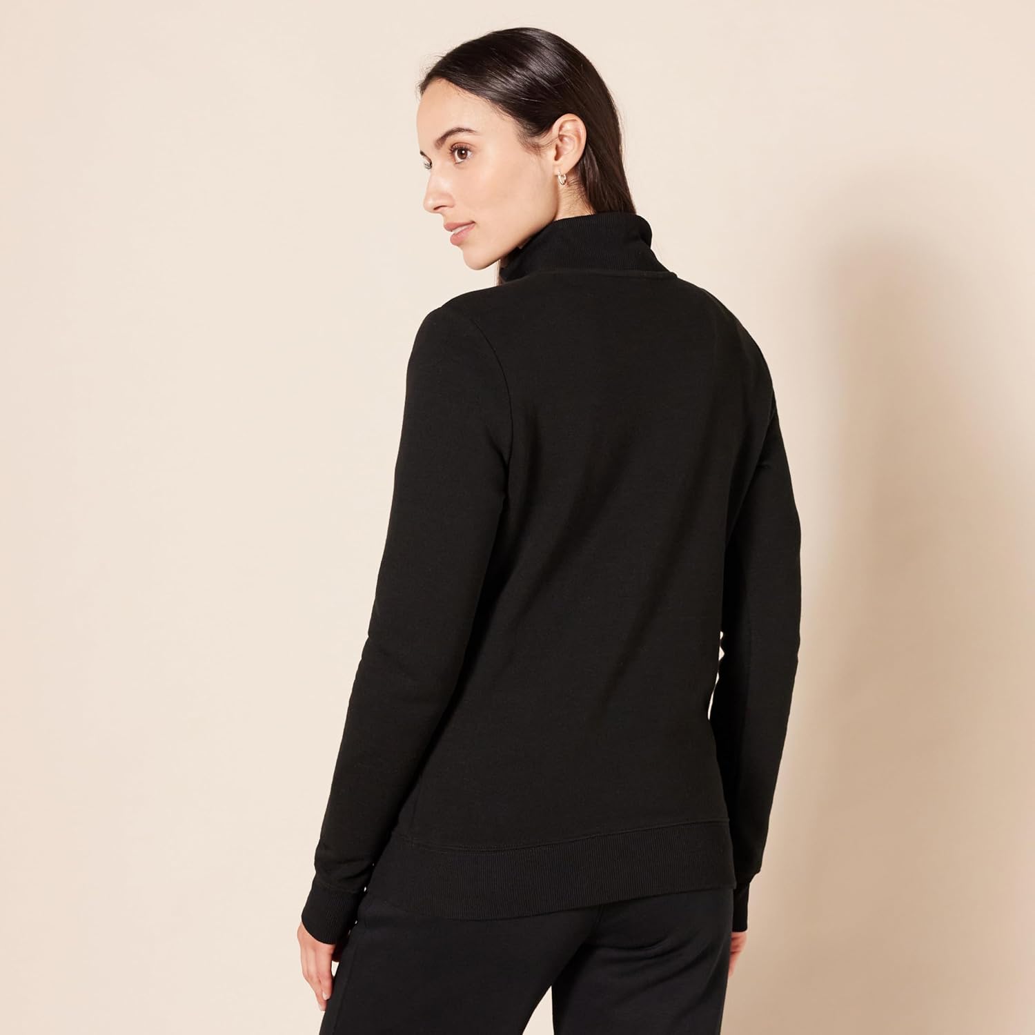 Thumbnail 1 de Women’s Long-Sleeve Fleece Quarter-Zip Jumper (Plus Sizes) by Amazon Essentials