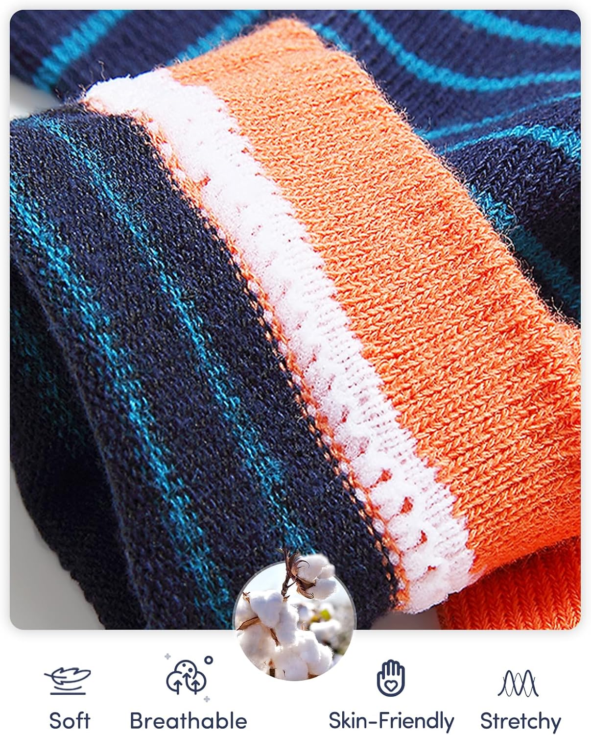 Detalle 2 de Adorel Jungen Socken Baumwolle 10er-Pack