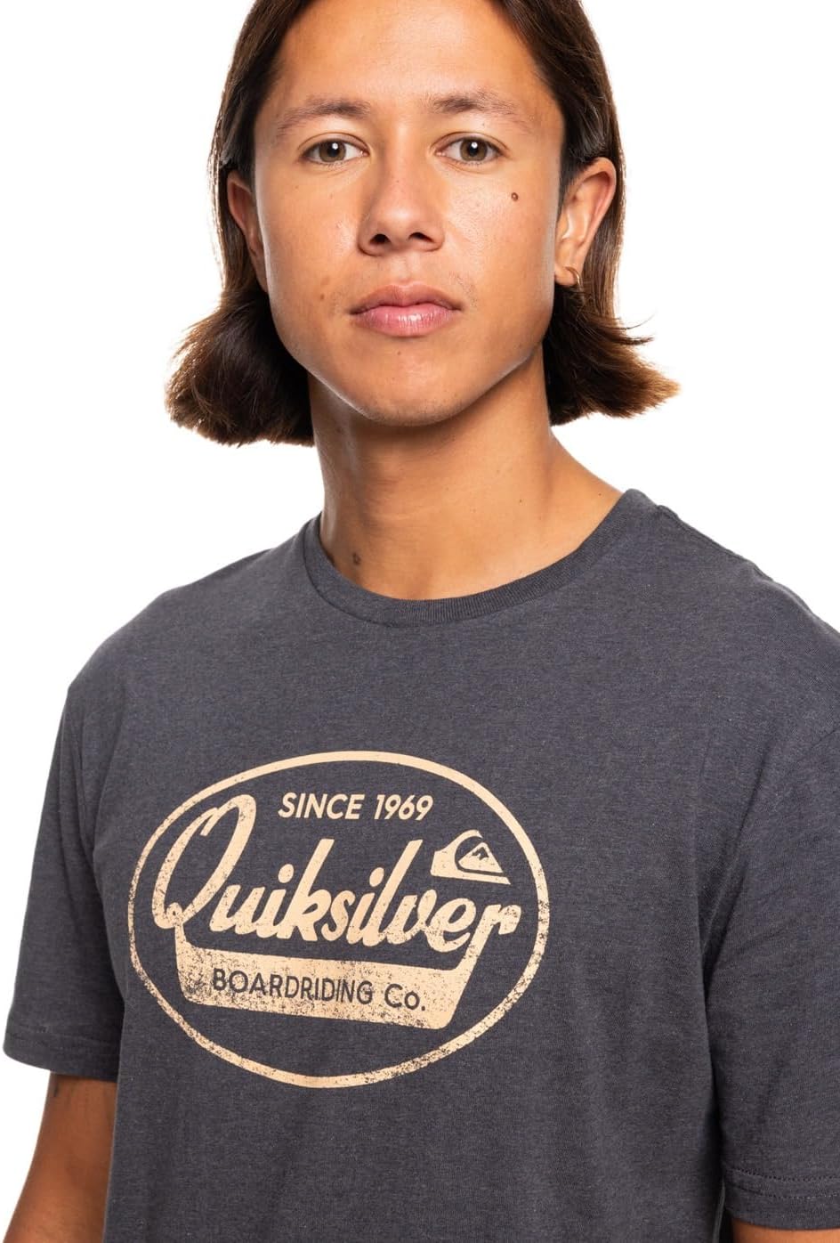 Detalle de Quiksilver What We Do Best – T-Shirt Homme en coton léger, coupe régulière