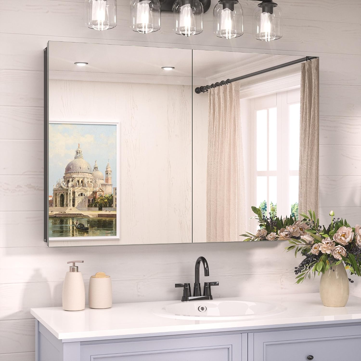 Detalle de TokeShimi 36x24 Recessed Mirror