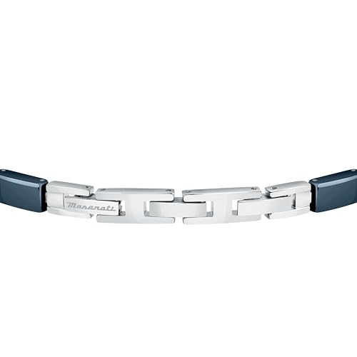 Thumbnail 2 de Maserati Bracelet Jewels Homme en Acier IP bleu — Pierres précieuses et céramique (24 cm)