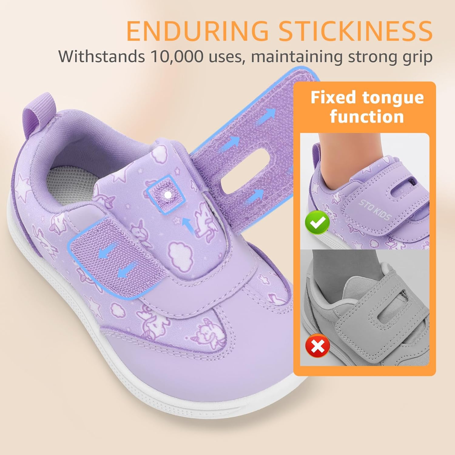 Thumbnail 5 de STQ KIDS Barfußschuhe Kinder Weit Zehenraum Leicht - Groß 21–29 EU, Hallen- und Außenschuhe
