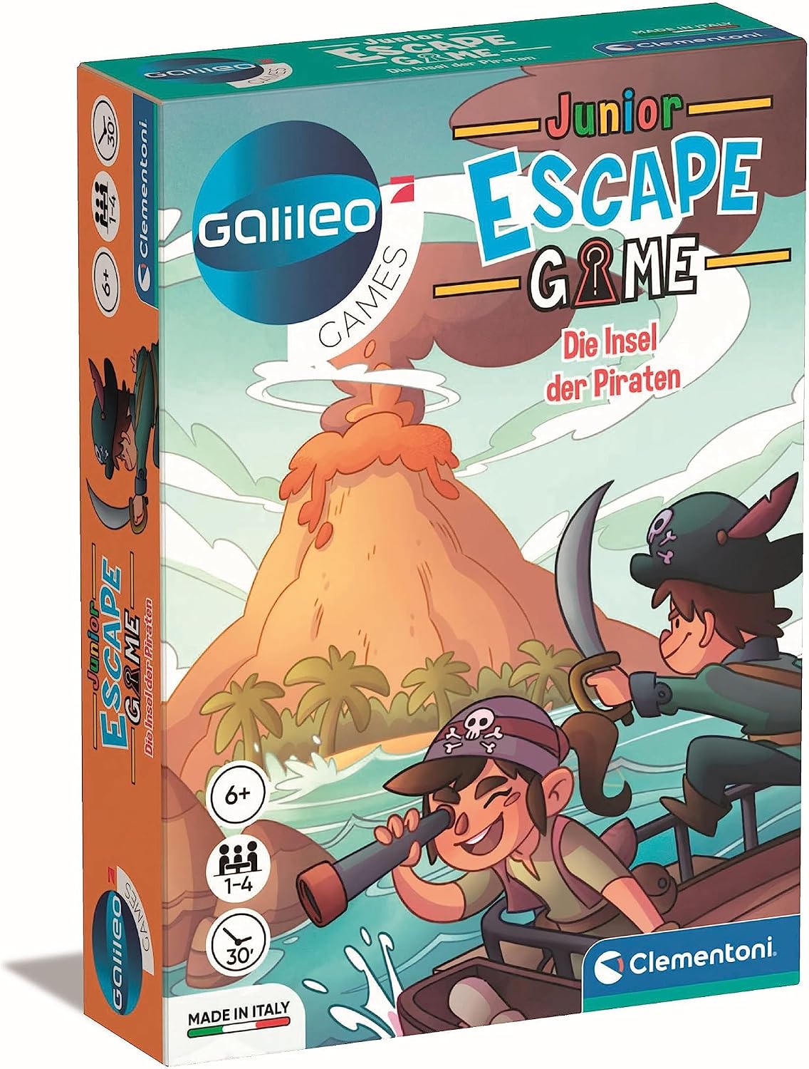 Detalle de Clementoni Escape Game Junior Insel der Piraten