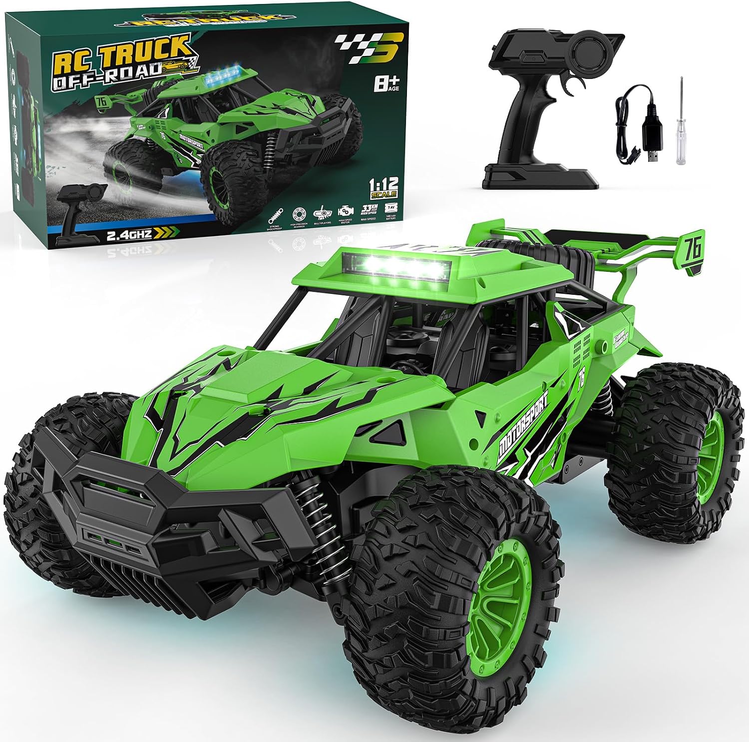 Detalle de BLUEJAY RC Monster Truck 1:12 Scale