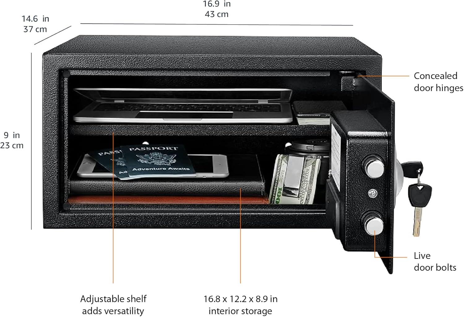 Thumbnail 6 de Amazon Basics Cassaforte 28 L 🔒