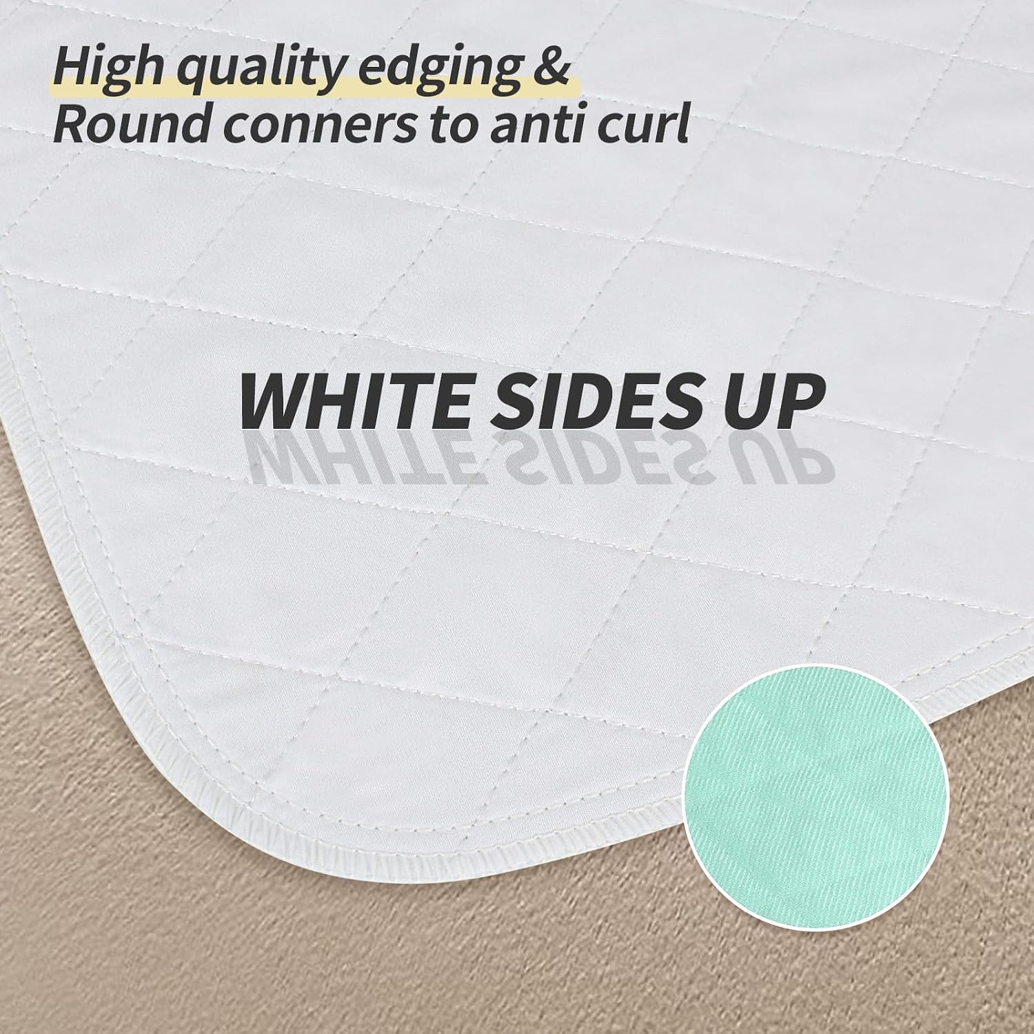 Thumbnail 6 de CoolShields Waterproof Bed Pads: Washable, Reusable Incontinence Mattress Protector (2 Pack) 34" x 52