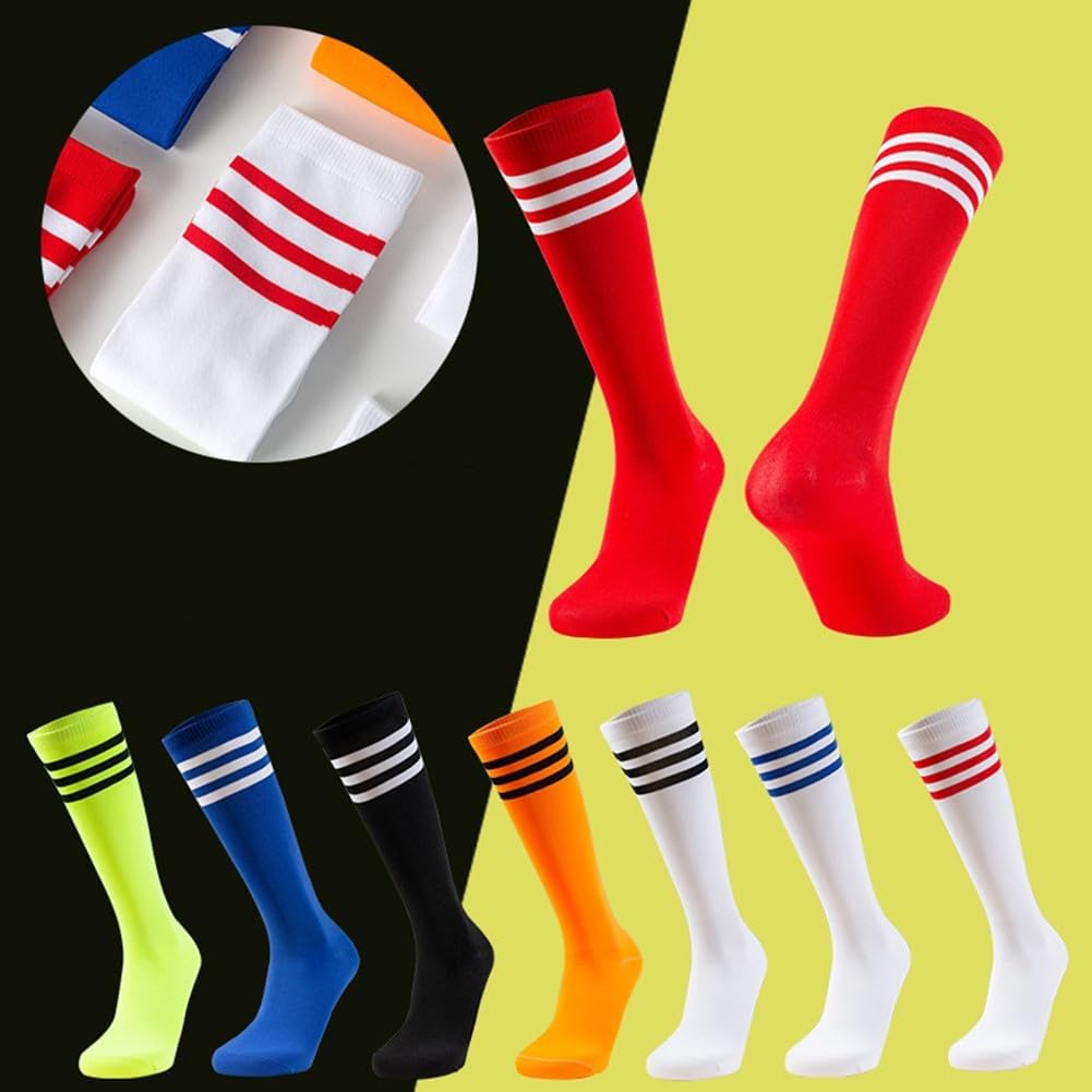 Thumbnail 4 de Chaussettes de football pour enfants HAGOT – 4 paires, antidérapantes et respirantes