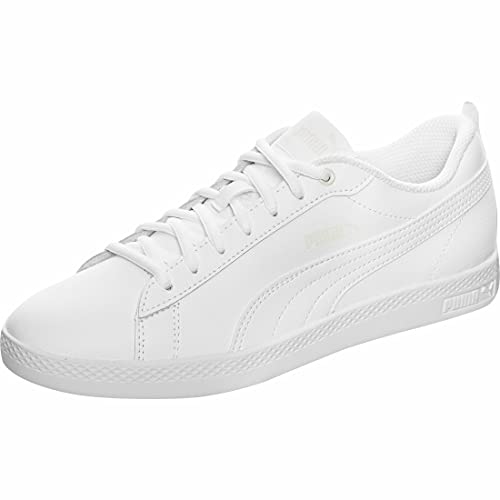 Detalle de PUMA Smash Wns v2 L Sneakers Mujer, Puma White-Puma White | 36 EU