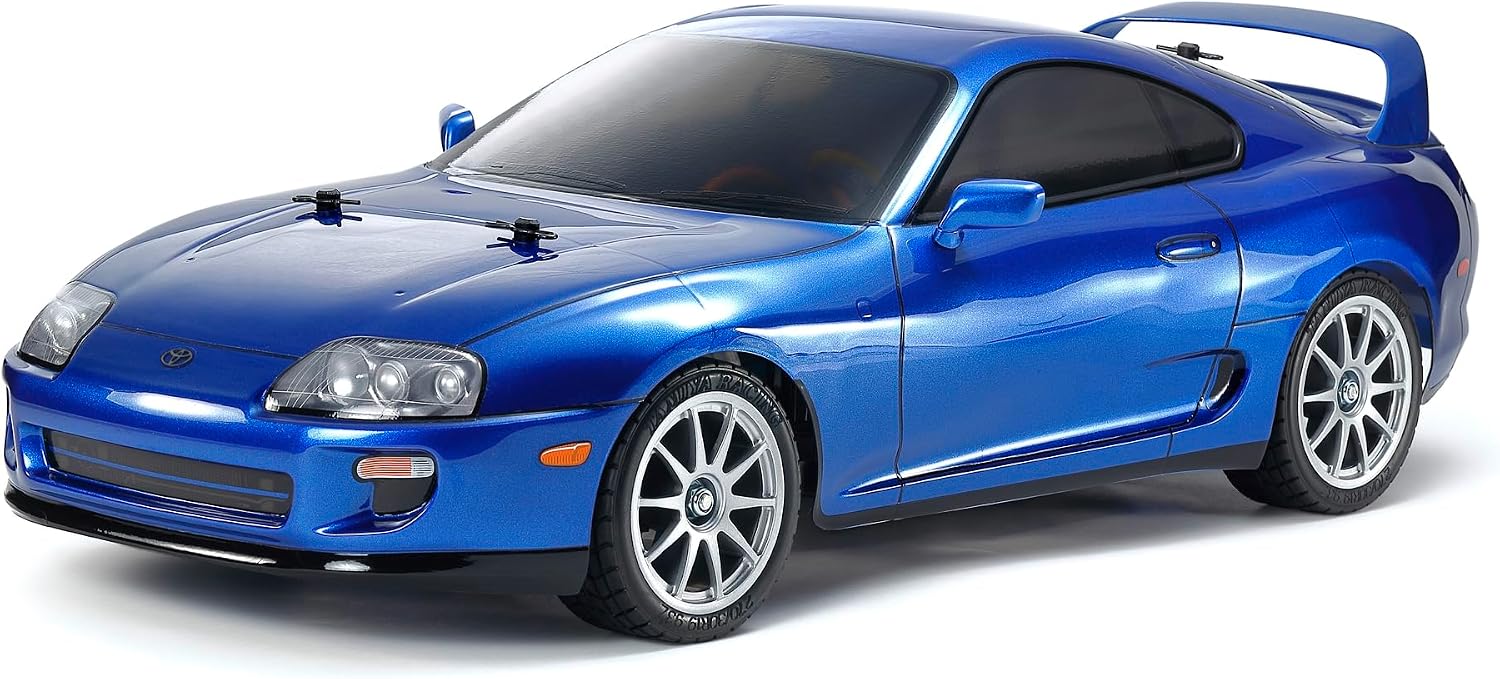 Detalle de Tamiya 47505 Toyota Supra (JZA80) RC-byggsats i skala 1:10 med BT-01