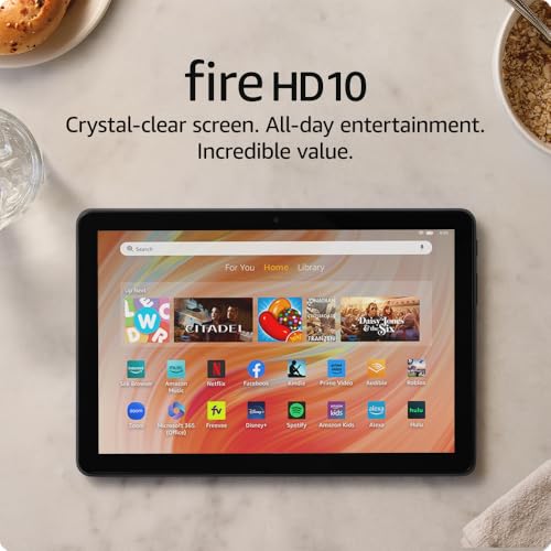 Thumbnail 1 de Amazon Fire HD 10 Tablet (Black) — 10.1" Full HD, Octa-core, 4 GB RAM, 32 GB