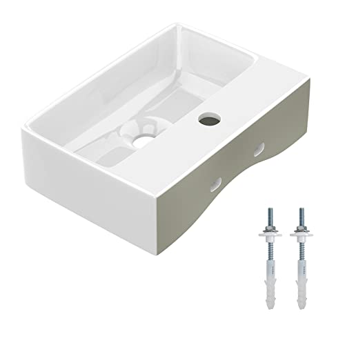 Thumbnail 6 de Ibergrif M41101 Lavabo cerámico rectangular 375×262×105 mm