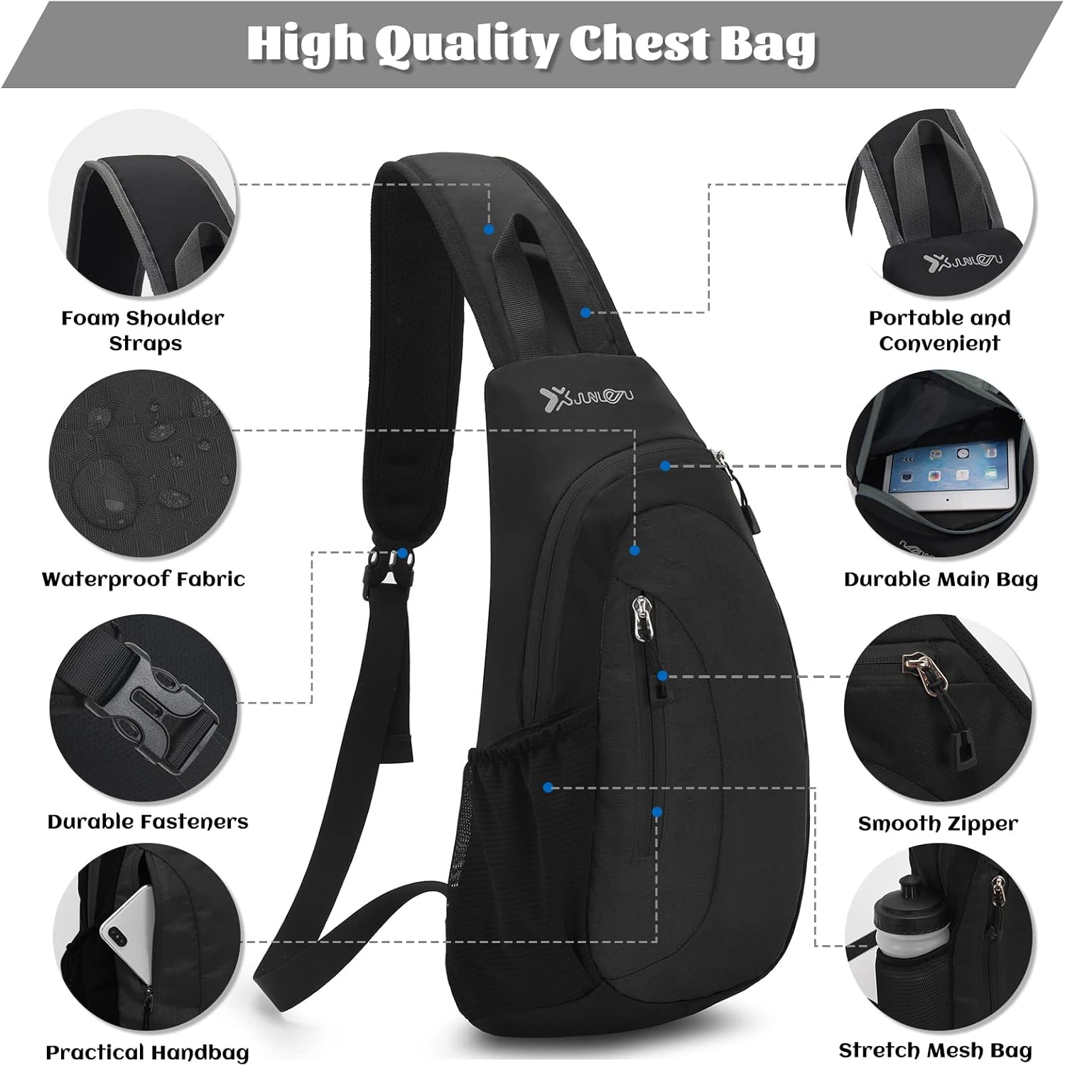 Thumbnail 3 de Januts Sling Bag: Lightweight One-Shoulder Backpack for Everyday Use