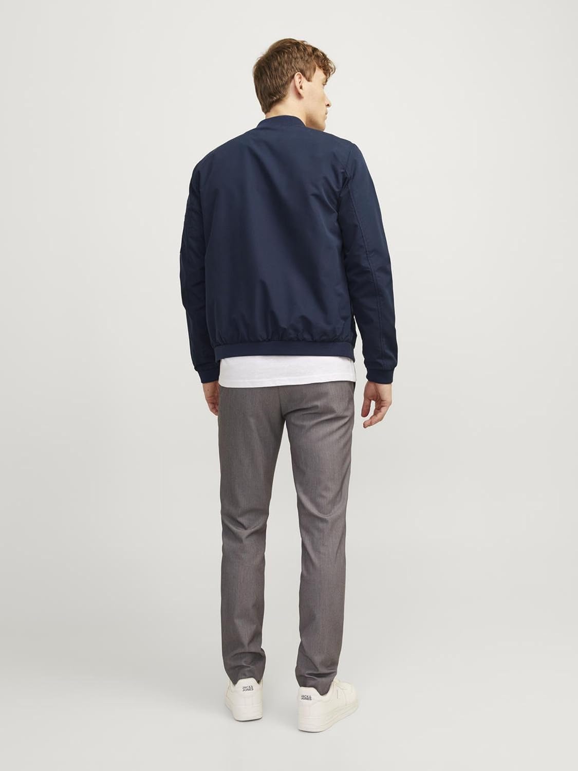 Detalle de Veste bomber à manches longues Jack & Jones – coupe Regular Fit en polyester