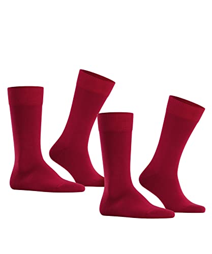 Detalle de FALKE Happy 2-Pack 14610 Herren-Baumwollsocken, verstärkt und atmungsaktiv