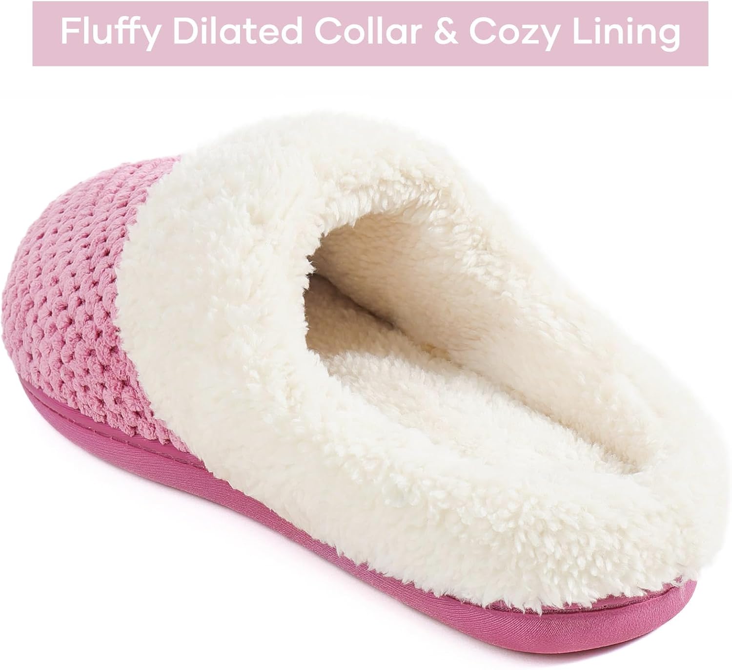 Detalle 1 de ULTRAIDEAS Women's Fleece House Slippers