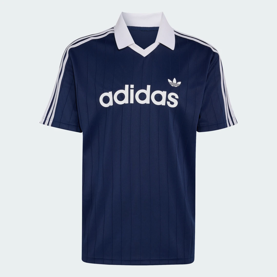 Detalle 2 de Camiseta de punto calado Adidas en azul