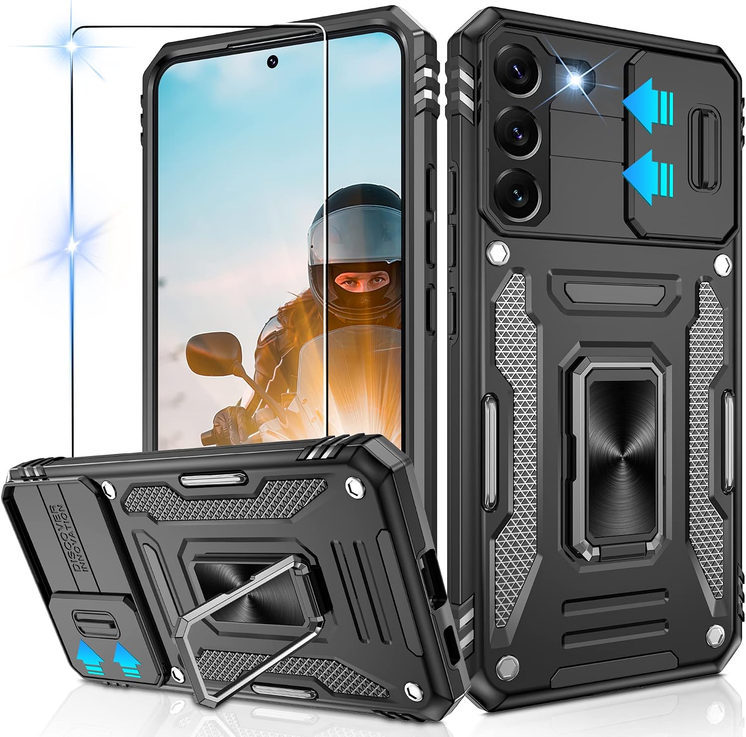 Detalle de Samsung S22 Plus case with ring kickstand