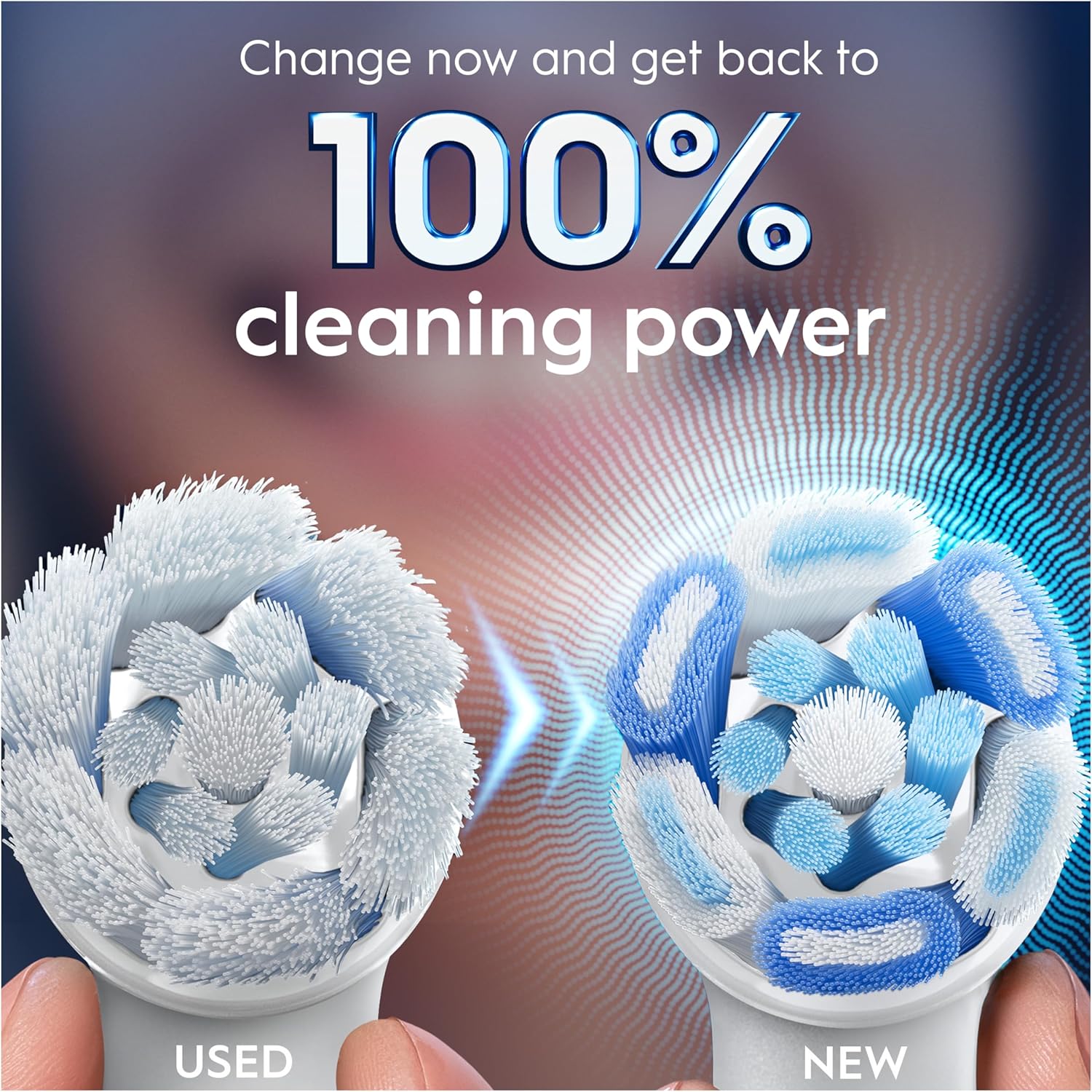 Thumbnail 5 de Oral-B iO Ultimate Clean ORIGINAL Electric Toothbrush Head – Pack of 8