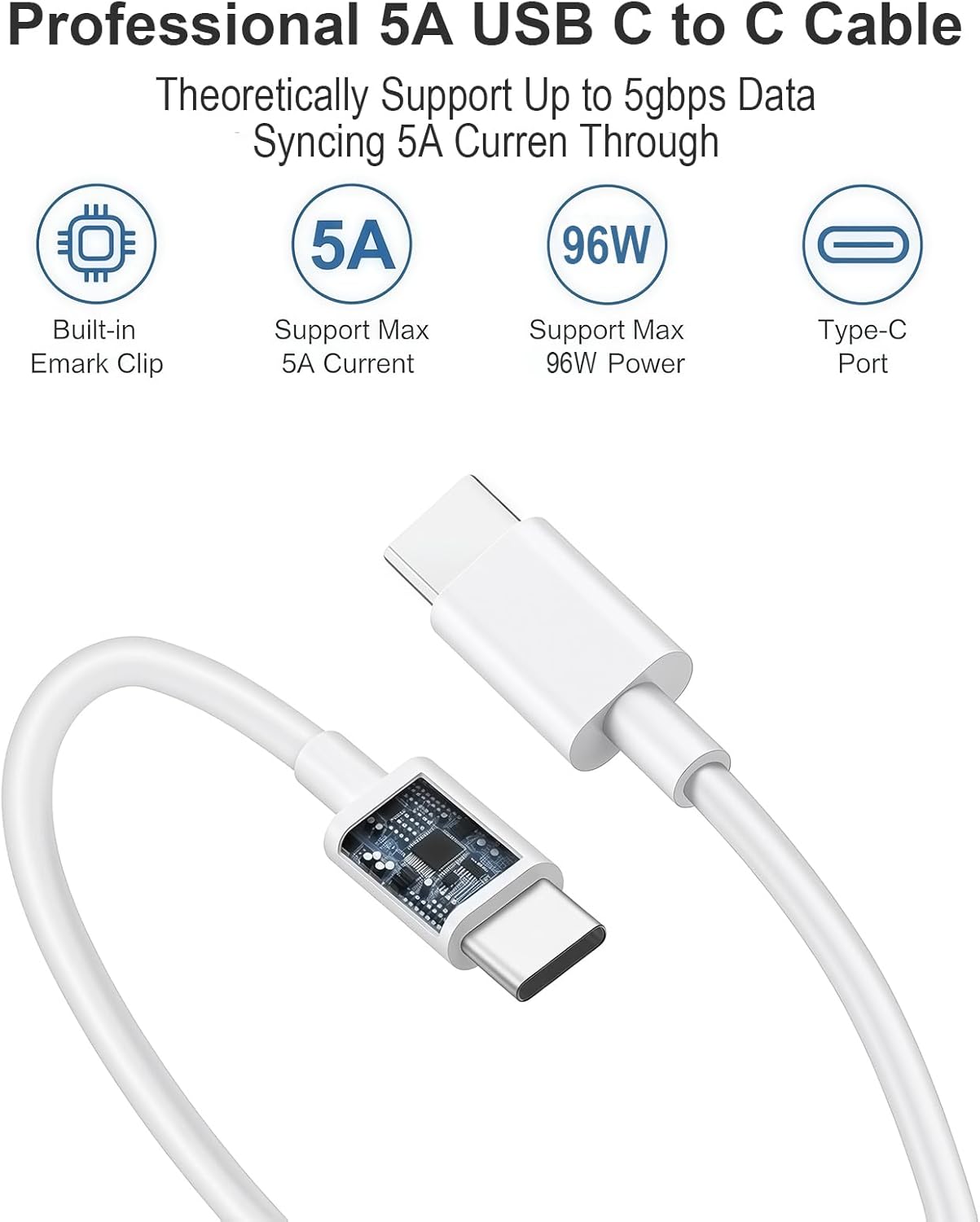 Thumbnail 6 de bokilino 96W USB C Charger 6.6ft cable