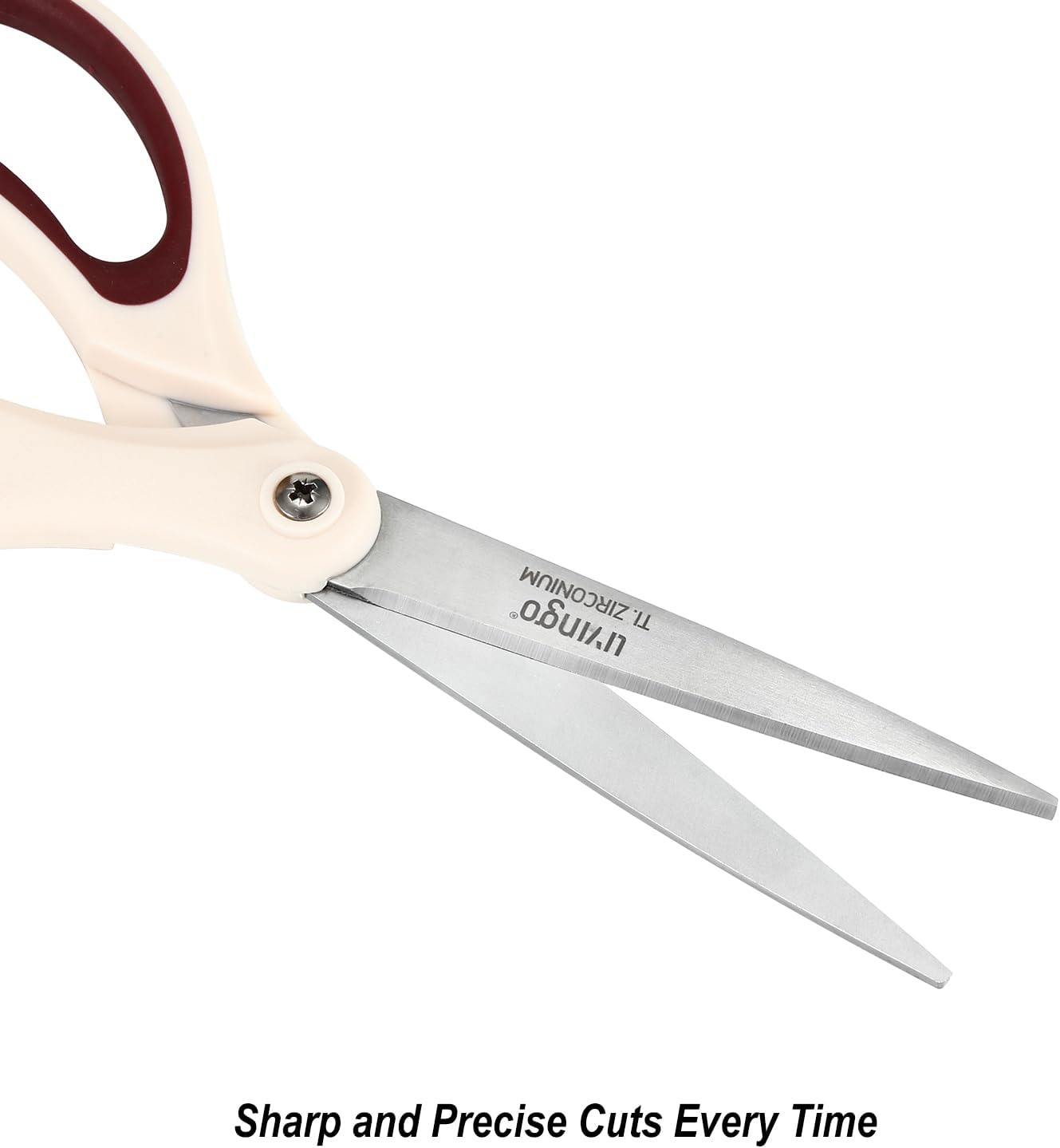 Thumbnail 3 de LIVING Set di 3 forbici in acciaio inox, lame ultra-affilate con impugnatura morbida – 21 cm