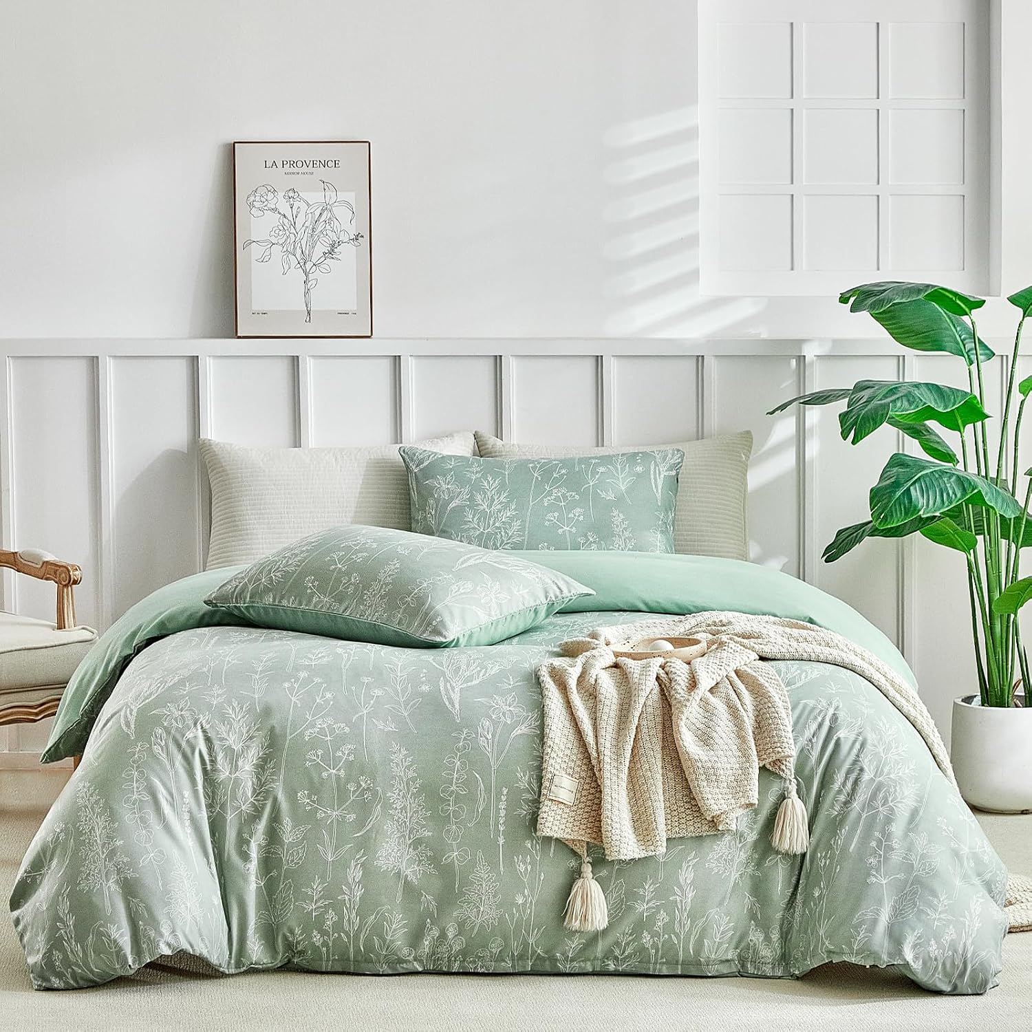 Thumbnail 1 de Tokokimo King Size Duvet Cover Set 40cm fitted sheet