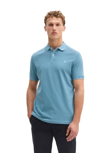 Detalle de Marc O’Polo Polo-Shirt kurzarm mit Stretch – Shaped Fit, Murphy Marine, 3XL