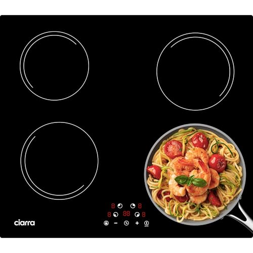 Detalle de CIARRA Piano Induzione da Incasso 4 Fuochi 60 cm: potenza 6000 W, controllo touch e timer
