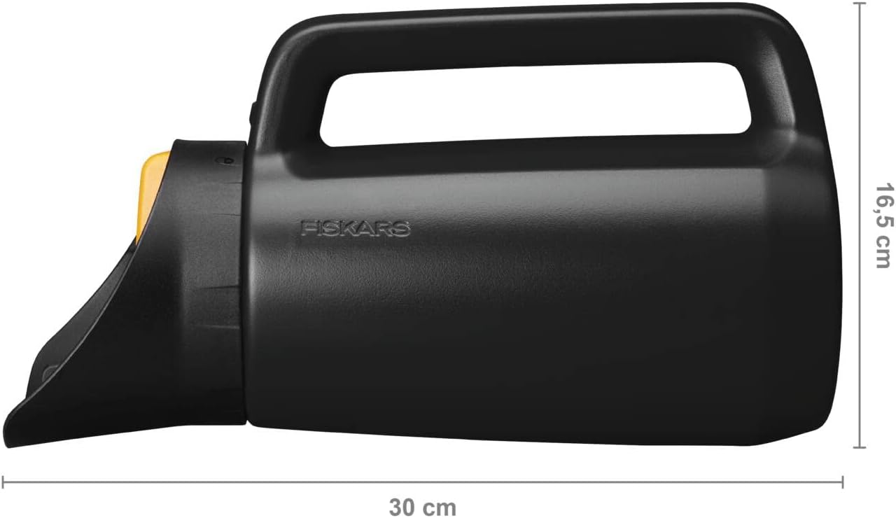 Detalle de Fiskars Solid Streugutbehälter, 30 cm – Streuer für Salz, Dünger, Sand und Saatgut