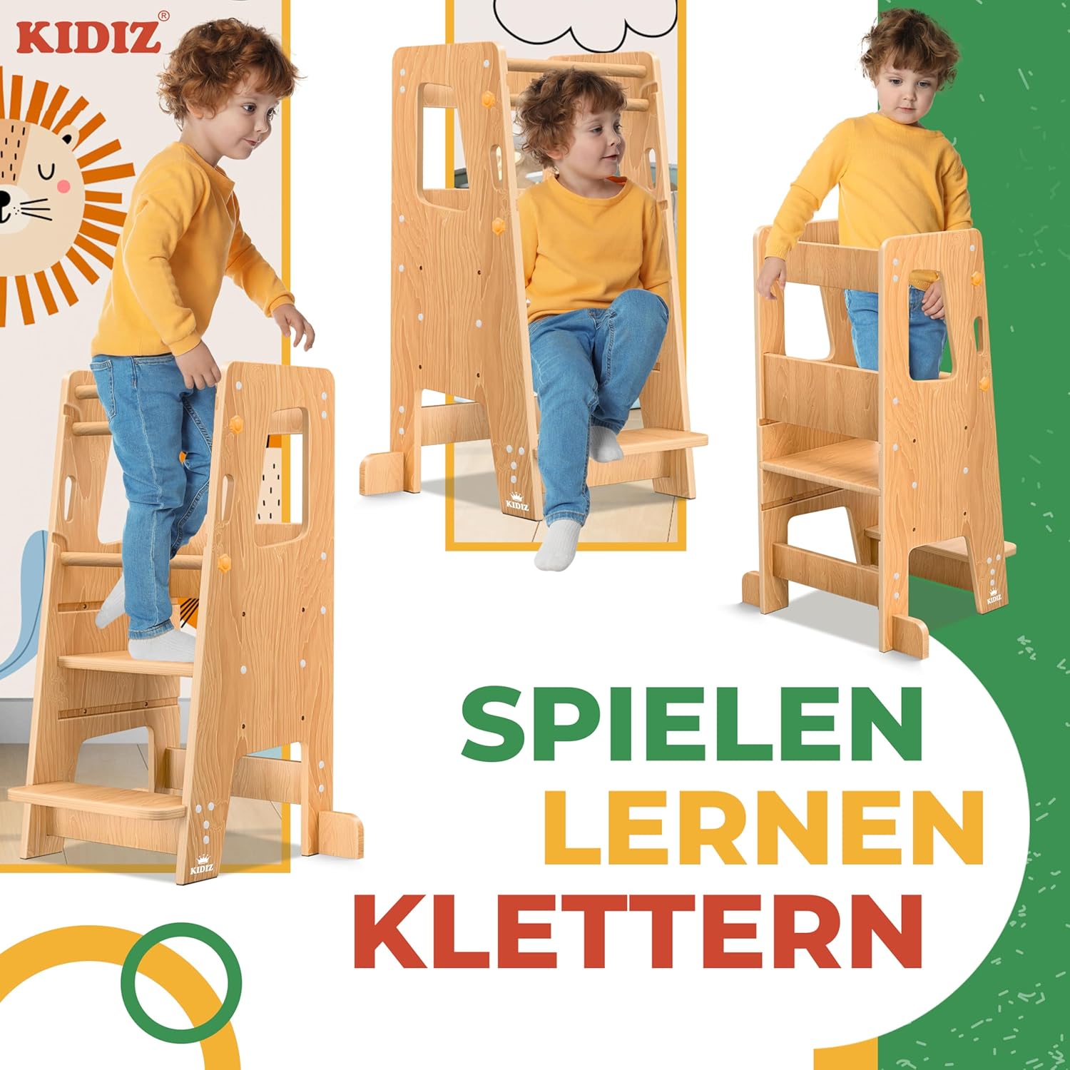 Thumbnail 4 de KIDIZ® Lernturm 50 kg höhenverstellbar