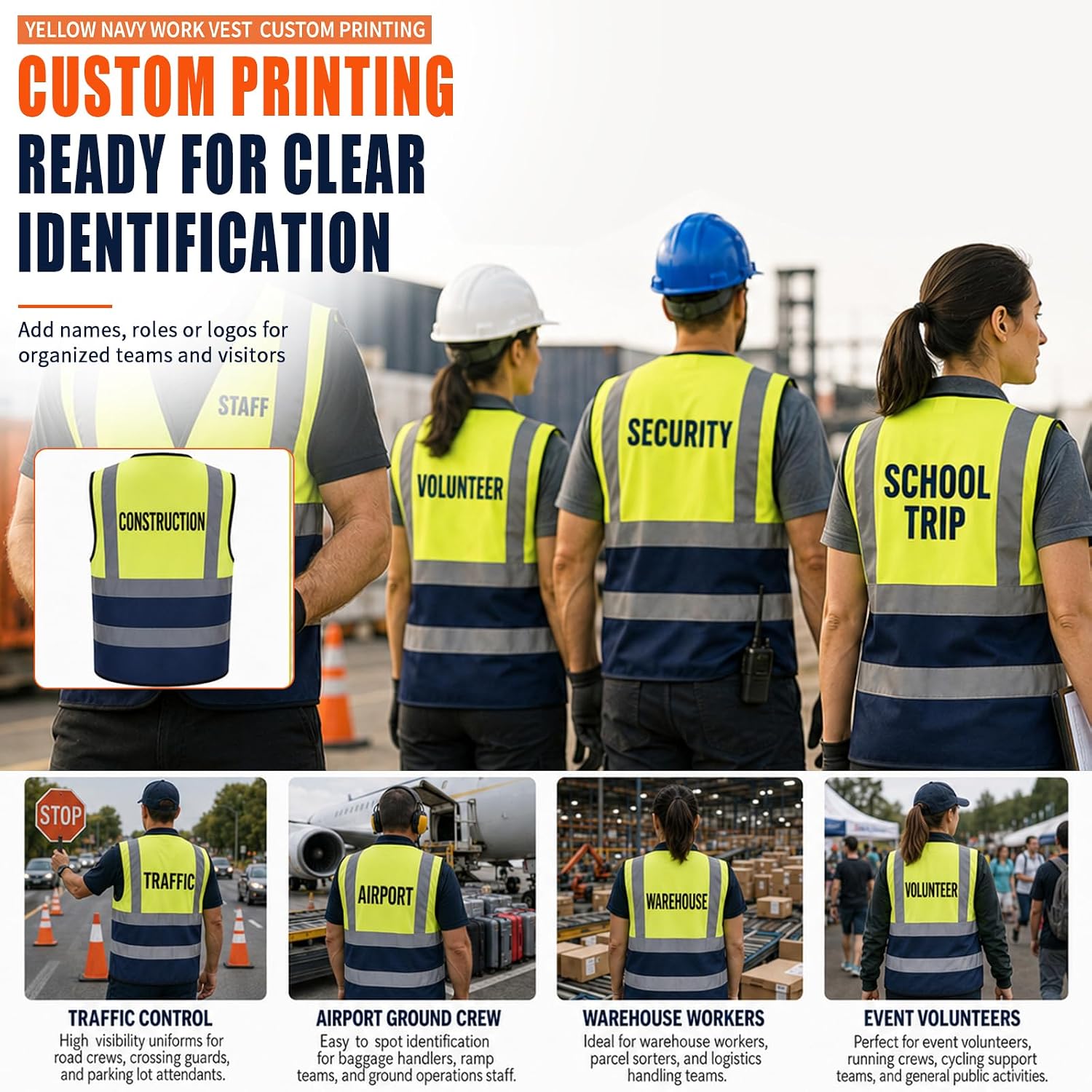 Thumbnail 6 de AYKRM High-Visibility Safety Vest, XS–8XL