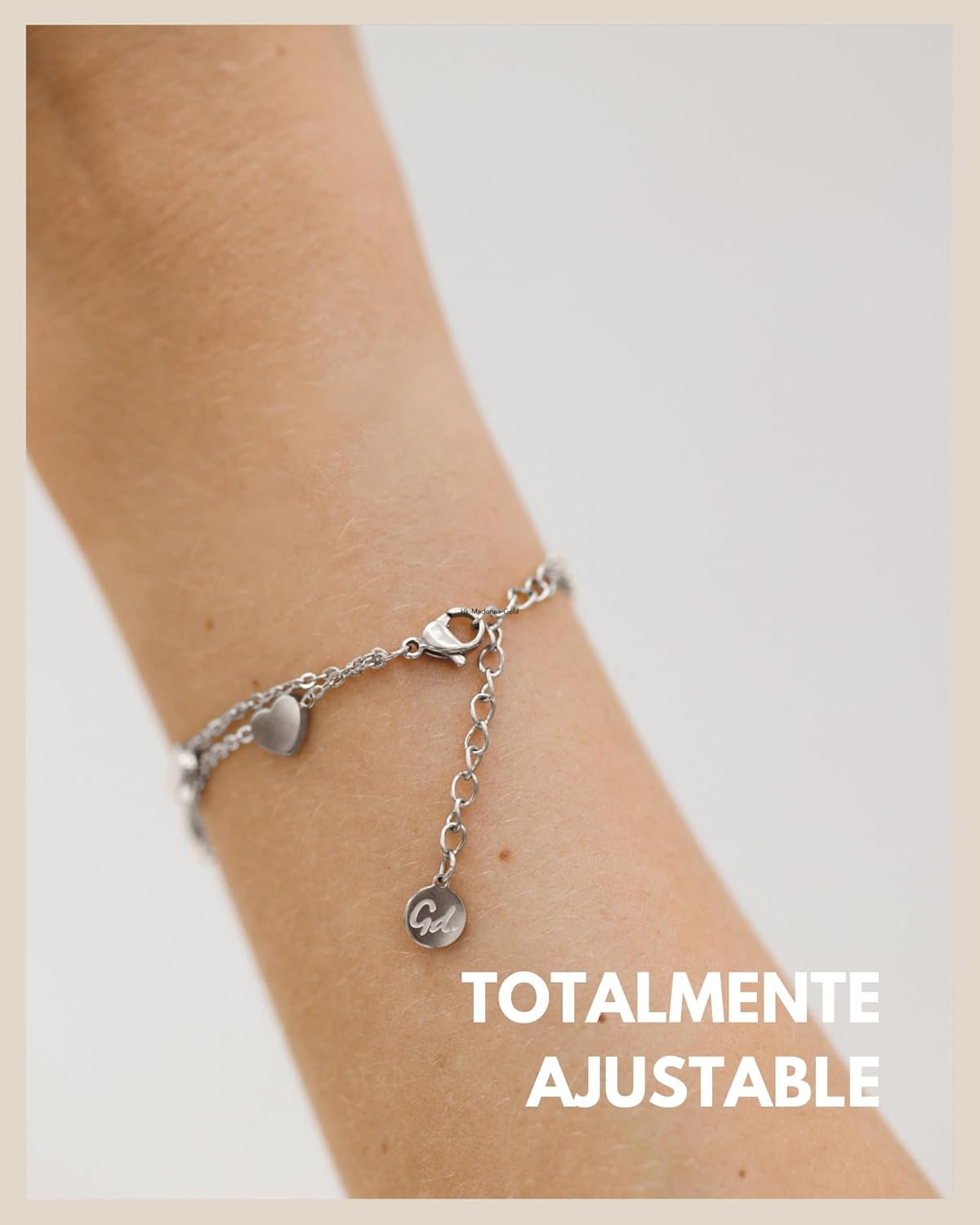 Detalle 2 de GD GOOD.designs Pulsera Corazón 15–19 cm 🎀