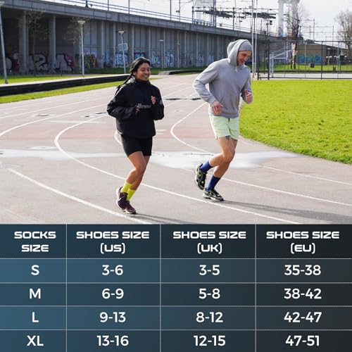 Thumbnail 5 de Rahhint Coolmax Compresión Calcetines Running Hombre (3 pares) – Anti-Ampollas, Soporte del Arco y Respirabilidad