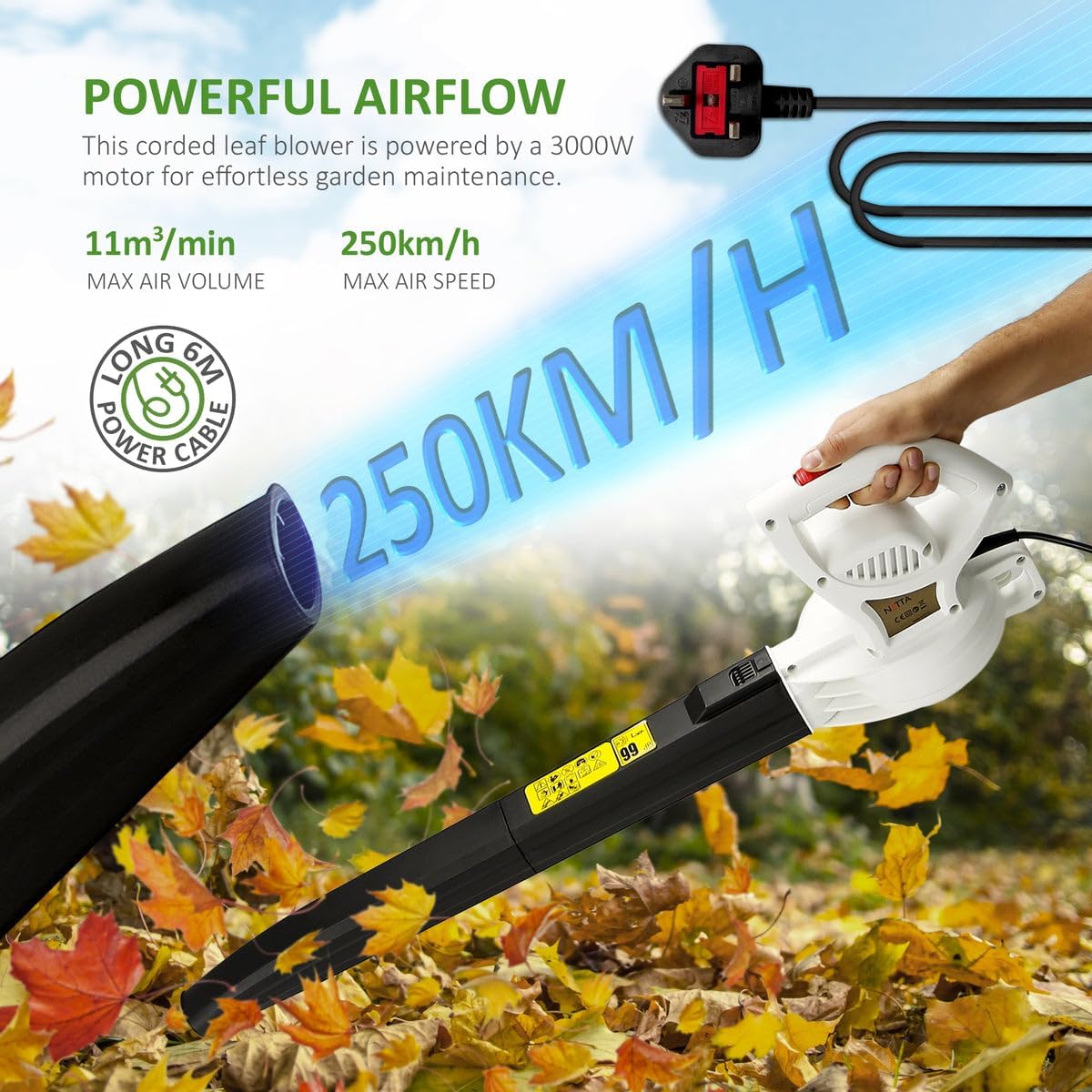 Thumbnail 1 de NETTA Leaf Blower 3000W 1.8kg