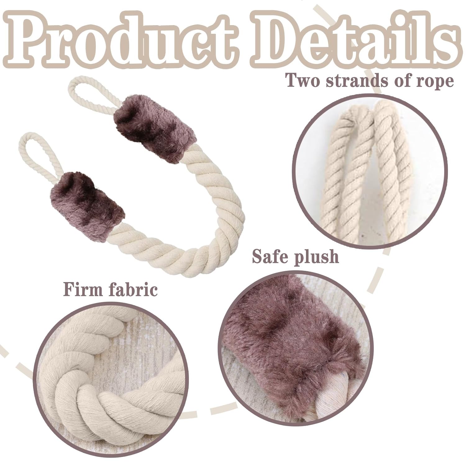 Thumbnail 2 de Braun Türkordel Klemmschutz Türstopper